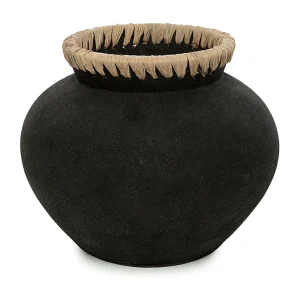 De Styly Vaas – Zwart Naturel – M