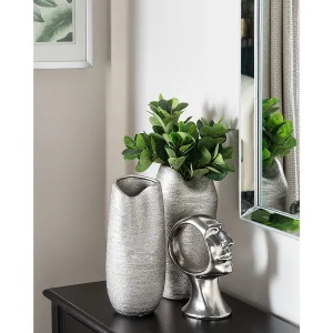 Decovaas APAMEA Steengoed 33 cm Zilver