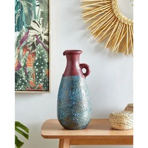 Decovaas VELIA Keramiek 40 cm Blauw Decovaas VELIA Keramiek 40 cm Blauw