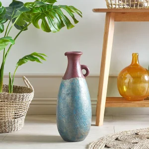 Decovaas VELIA Keramiek 50 cm Blauw Decovaas VELIA Keramiek 50 cm Blauw