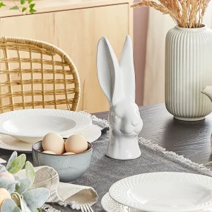Decoratief accessoire GUERANDE Keramiek Wit Decoratief accessoire GUERANDE Keramiek Wit