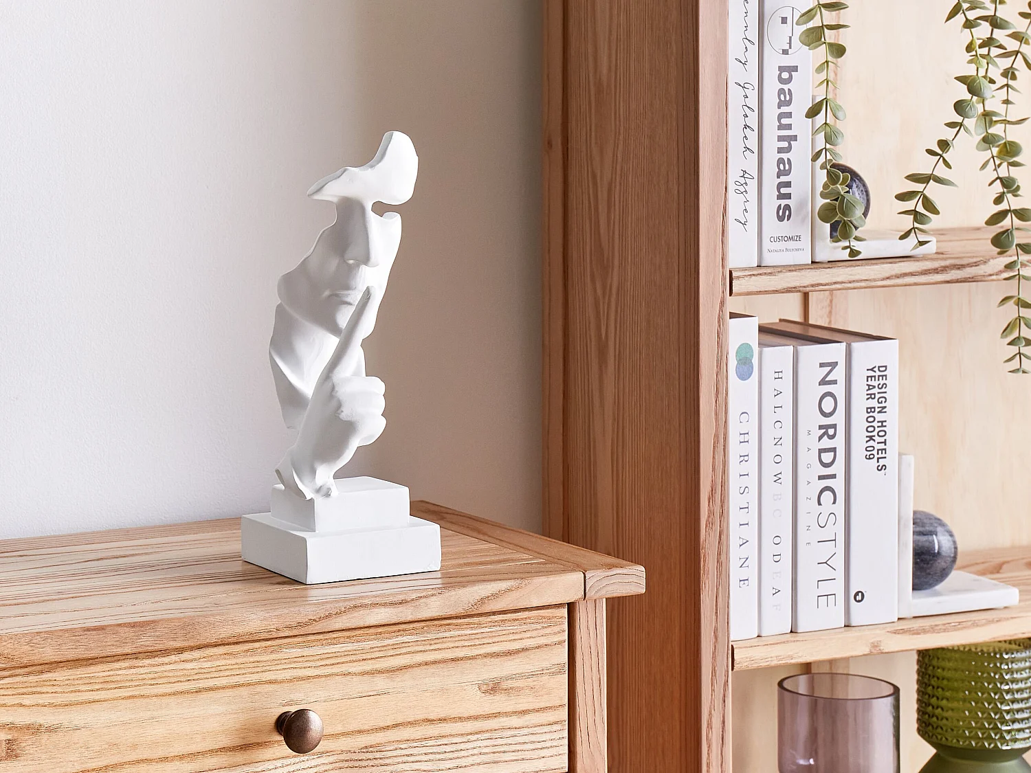 Decoratief accessoire Gezicht RAAHE Wit