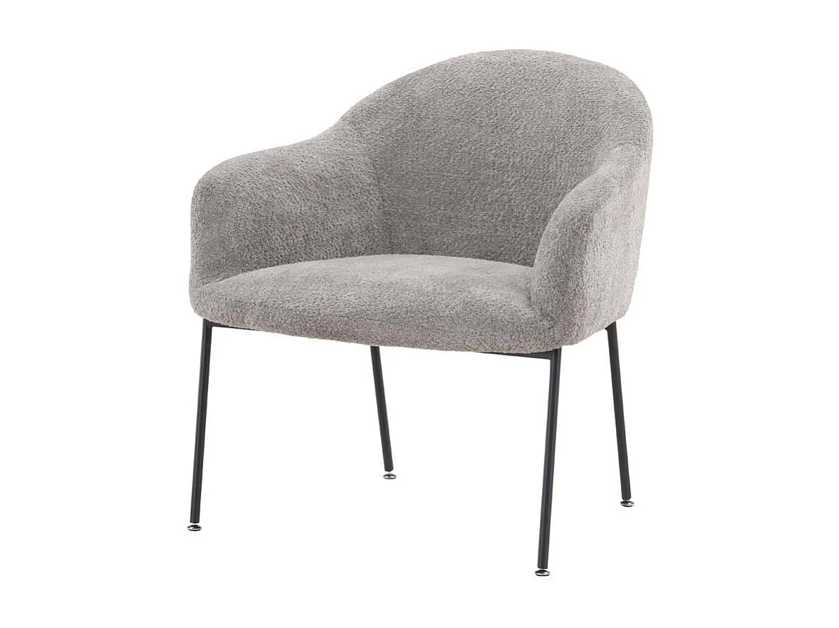 Catania fauteuil lichtgrijs.