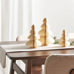 Decofiguur set van 3 beige NILGIRI