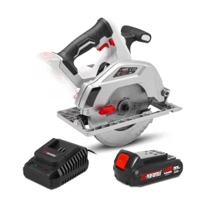 Draadloze cirkelzaag X-Performer 20V – 185 mm – met 2Ah batterij en 1H lader