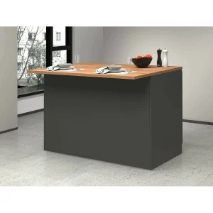 Daffaticat keukeneiland, Multifunctionele kledingkast, Keukenkast, Bijzettafel, 100% Made in Italy, 125x90h90 cm, Antraciet en Eiken Daffaticat keukeneiland, Multifunctionele kledingkast, Keukenkast, Bijzettafel, 100% Made in Italy, 125x90h90 cm, Antraciet en Eiken