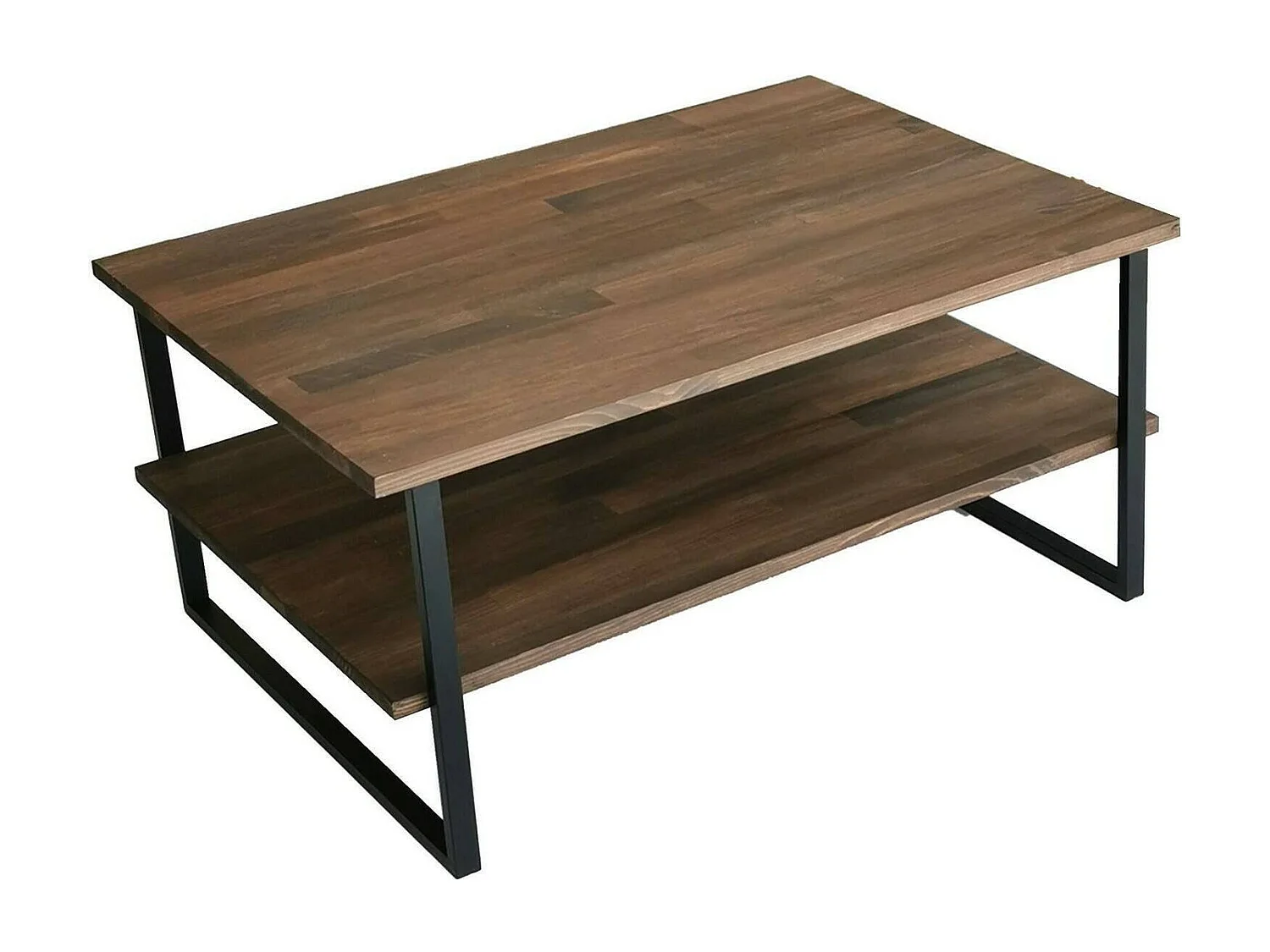 Dlionett Salontafel, Salontafel, Sofa Review Rack, Woonkamer Plank, 85x60h40 cm, Walnoot