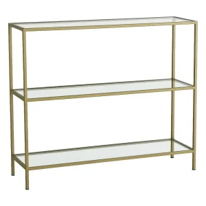 Dkerriga Console, Multifunctionele Tafel, Steunkast, Gang Bureau, 100x30h85 cm, Goud Dkerriga Console, Multifunctionele Tafel, Steunkast, Gang Bureau, 100x30h85 cm, Goud