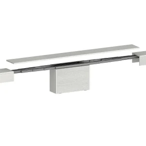 Dollocol Bank, Zitplaats voor eettafel, Enkele uitschuifbare bank, 290x25h45 cm, Wit Dollocol Bank, Zitplaats voor eettafel, Enkele uitschuifbare bank, 290x25h45 cm, Wit