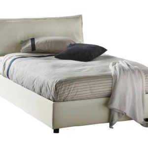 Dbegi tweepersoonsbed, opbergbed met stoffen bekleding, 100% Made in Italy, opening aan de voorzijde, geschikt voor matras 120×200 cm, Beige Dbegi tweepersoonsbed, opbergbed met stoffen bekleding, 100% Made in Italy, opening aan de voorzijde, geschikt voor matras 120×200 cm, Beige