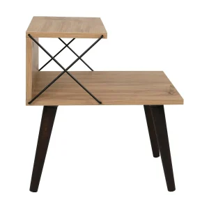 Dfranzin nachtkastje, Laag dekbed, Nachtkastje, Bedplank, 50x40h55 cm, Eiken Dfranzin nachtkastje, Laag dekbed, Nachtkastje, Bedplank, 50x40h55 cm, Eiken