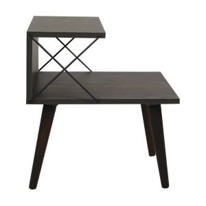 Dfranzin nachtkastje, Laag dekbed, Nachtkastje, Bedplank, 50x40h55 cm, Asgrijs Dfranzin nachtkastje, Laag dekbed, Nachtkastje, Bedplank, 50x40h55 cm, Asgrijs