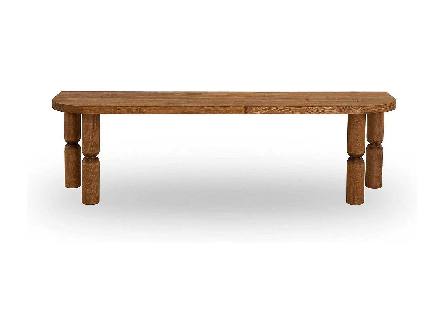 Dgrimald tv-meubel, woonkamermeubel, lage tv-meubel, wandstandaard, 140x35h40 cm, Eik