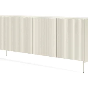 Commode 195 cm Galiano – 4 deuren, hoge poten – kasjmier commode voor de woonkamer Commode 195 cm Galiano – 4 deuren, hoge poten – kasjmier commode voor de woonkamer