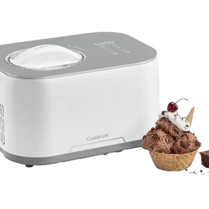 Cuisinart ICE90E 0,95L 100W IJsmachine met Compressor – Wit