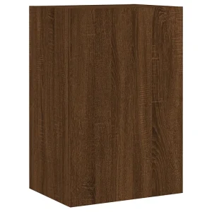 Chaffee Tv-wandmeubel 40,5x30x60 cm bewerkt hout bruin eikenkleur Chaffee Tv-wandmeubel 40,5x30x60 cm bewerkt hout bruin eikenkleur
