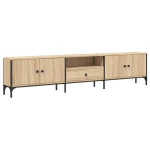 Dalton Tv-meubel met lade 200x25x44 cm bewerkt hout sonoma eikenkleur Dalton Tv-meubel met lade 200x25x44 cm bewerkt hout sonoma eikenkleur