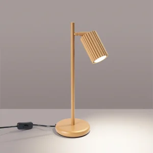 Bureaulamp Gloow minimalistisch van  – 1 lichtbronnen 3000K – L.14,5 x H.43 cm – gouden