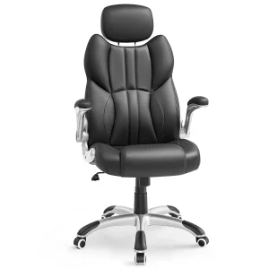 Bureaustoel 70x72x119-129 cm zwart