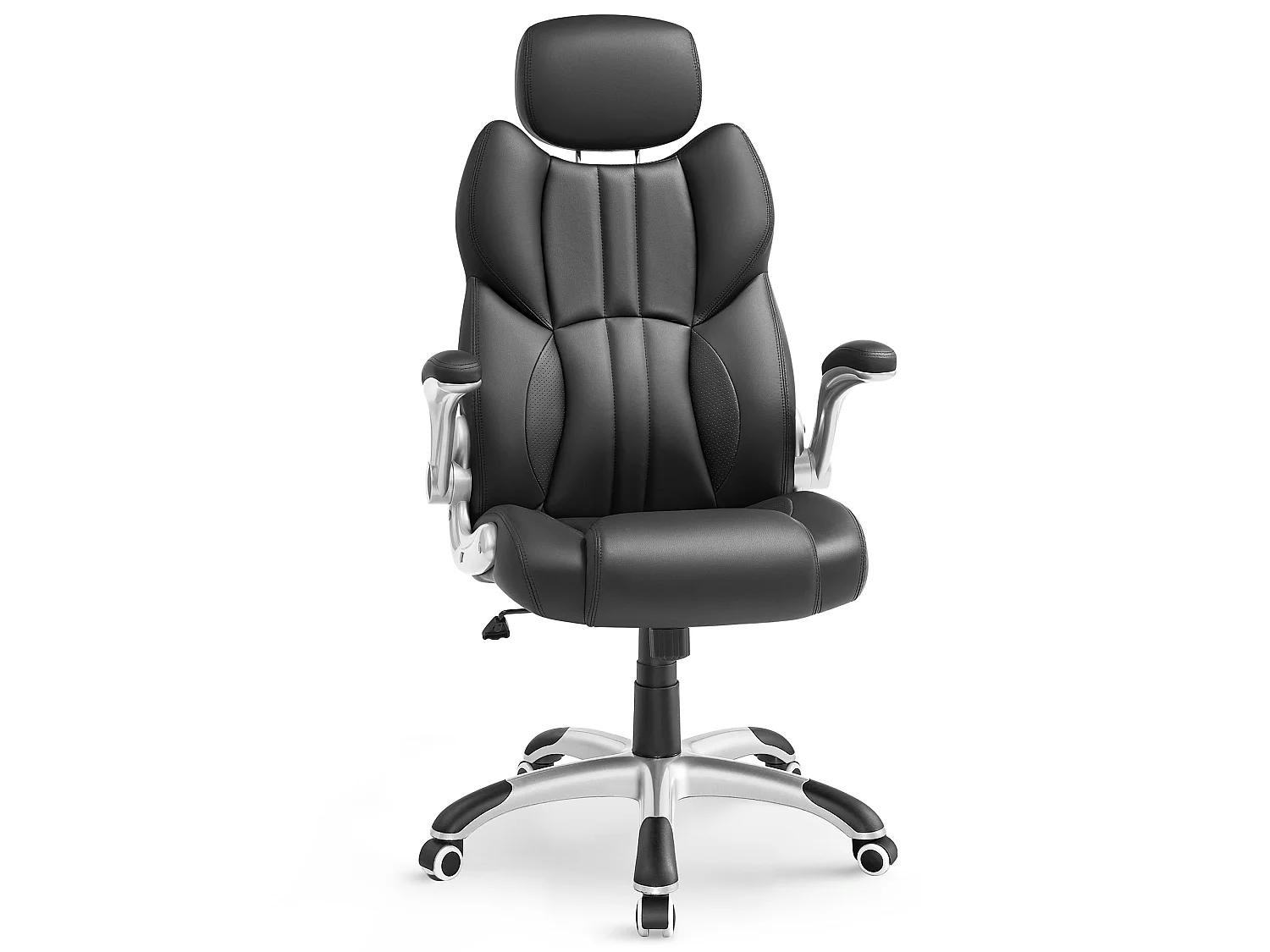 Bureaustoel 70x72x119-129 cm zwart