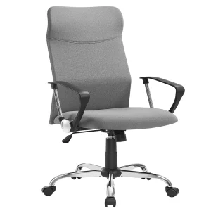 Bureaustoel 58x59x114,7-122,7 cm grijs Bureaustoel 58x59x114,7-122,7 cm grijs