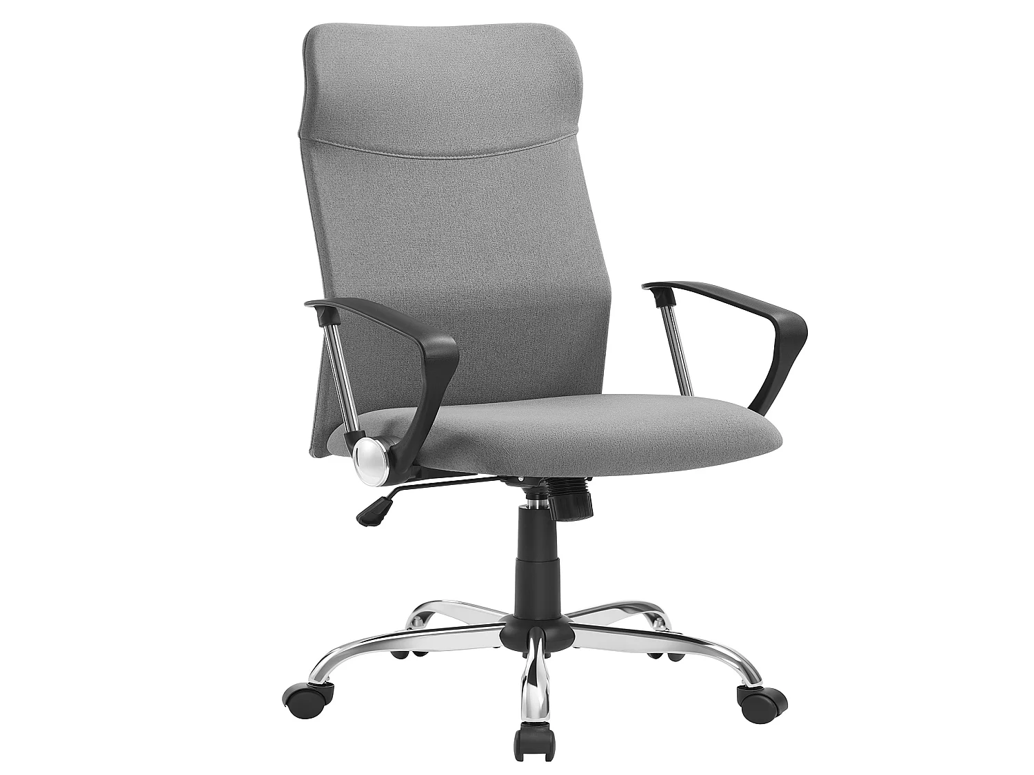 Bureaustoel 58x59x114,7-122,7 cm grijs