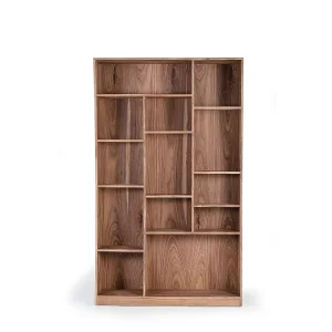 Bibliotheek in bruin manguier 2 meter Bibliotheek in bruin manguier 2 meter