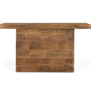 Console met massieve slang, voetstuk en natuurlijke afwerking Console met massieve slang, voetstuk en natuurlijke afwerking
