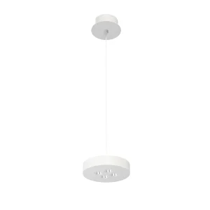 Cookie hanglamp met LED-verlichting, 12W, mat wit, CRI>90, kleurtemperatuurschakelaar 2700K-3200K-4000K, TRIAC dimbaar – Beneito & Faure Cookie hanglamp met LED-verlichting, 12W, mat wit, CRI>90, kleurtemperatuurschakelaar 2700K-3200K-4000K, TRIAC dimbaar – Beneito & Faure