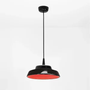 Circus Black LED-hanglamp 8W 2700K 645lm, handgemaakt, rood keramiek, diameter 24 cm, elegant ontwerp, gemaakt in Italië. Circus Black LED-hanglamp 8W 2700K 645lm, handgemaakt, rood keramiek, diameter 24 cm, elegant ontwerp, gemaakt in Italië.