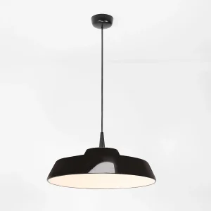 Circus zwarte LED-hanglamp 8W 2700K 35cm, handgemaakt keramisch ontwerp uit Italië voor elegante interieurs en verlichting