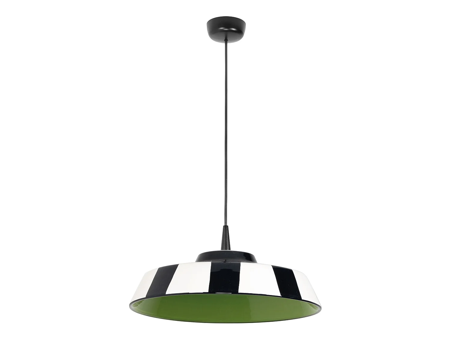 Circus LED-hanglamp in groen keramiek, diameter 35 cm, hoogte 300 cm, CRI 90, 8W, 2700K. Moderne interieurverlichting.