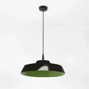 Circus Black LED-hanglamp, handgemaakt ontwerp van groen keramiek, diameter 35 cm, in hoogte verstelbaar tot 300 cm, 8W, 3000K Circus Black LED-hanglamp, handgemaakt ontwerp van groen keramiek, diameter 35 cm, in hoogte verstelbaar tot 300 cm, 8W, 3000K