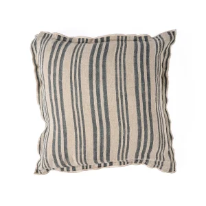 De Nordic Stripe Kussensloop – Natuurlijke Zwart – 50×50 De Nordic Stripe Kussensloop – Natuurlijke Zwart – 50×50