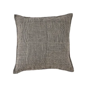 De Bloc Party Kussensloop – Zwart Naturel – 50×50 De Bloc Party Kussensloop – Zwart Naturel – 50×50