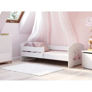Cama Infantil com Colchão Barreira Segurança Multicor (140×70 cm) Cama Infantil com Colchão Barreira Segurança Multicor (140×70 cm)