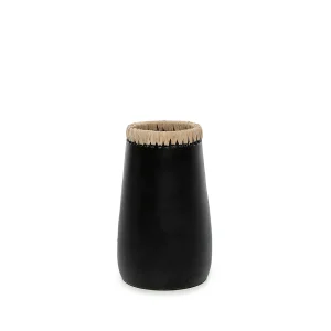 De Sneaky Vaas – Zwart Naturel – S