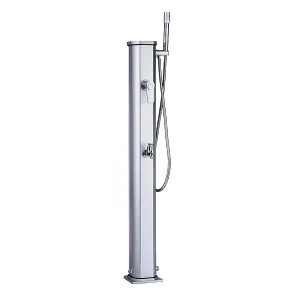 Buitendouche op zonne-energie Jolly Go Formidra 20L 24x26x120cm Aluminium – Afneembare douchekop, mengkraan en voetspoeling 24x26x120cm Buitendouche op zonne-energie Jolly Go Formidra 20L 24x26x120cm Aluminium – Afneembare douchekop, mengkraan en voetspoeling 24x26x120cm