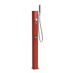 Buitendouche op zonne-energie Jolly Go Formidra 20L Aluminium – 24x26x120cm – Afneembare douchekop, Mixer en Voetspoeling Buitendouche op zonne-energie Jolly Go Formidra 20L Aluminium – 24x26x120cm – Afneembare douchekop, Mixer en Voetspoeling