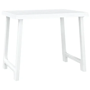 Campingtafel hout-look 79x56x64 cm PP wit Campingtafel hout-look 79x56x64 cm PP wit