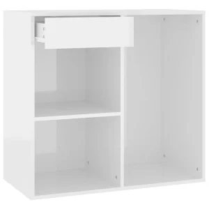 Cosmeticakast 80x40x75 cm bewerkt hout hoogglans wit Cosmeticakast 80x40x75 cm bewerkt hout hoogglans wit
