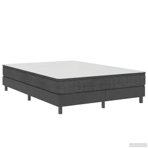Boxspringframe stof grijs 140×200 cm Boxspringframe stof grijs 140×200 cm