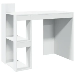 Bureau 103,5×56,5×94 cm bewerkt hout wit