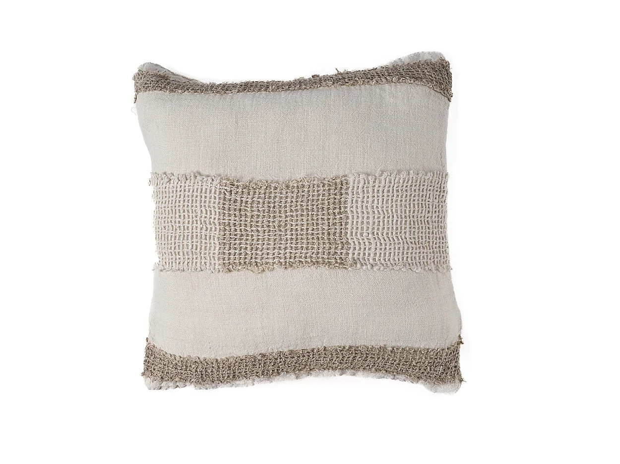 De Linen Threads Kussensloop - Naturel