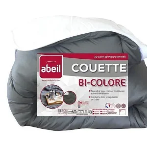 Dekbed Bicolor Wit en Grijs 220 x 240 cm – Warm en Wasmachinebestendig