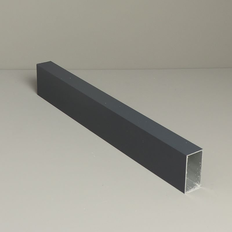 Aluminium Funderingsbalk 6x3x600cm Glazenschuifwand 3-sporig – Antraciet