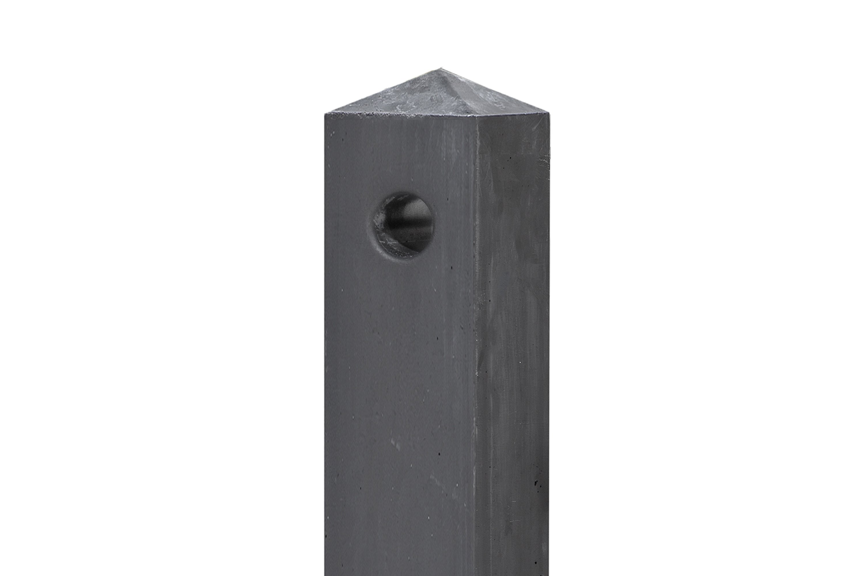 Plantsoenpaal Dommel Antraciet 12 x 12 x 100 cm