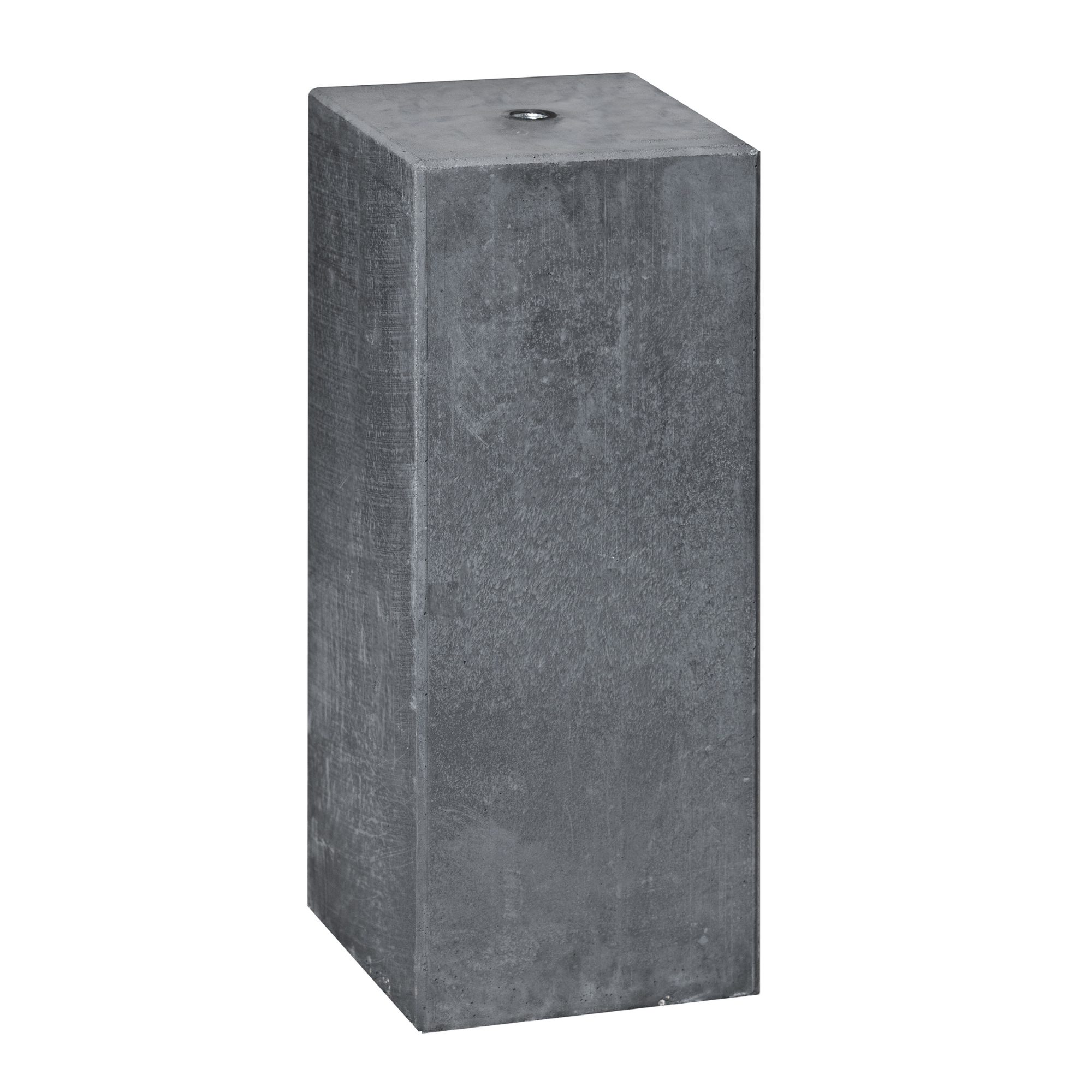 Betonpoer 20x20x50 cm Antraciet – Gewapend (inclusief M16-bus)