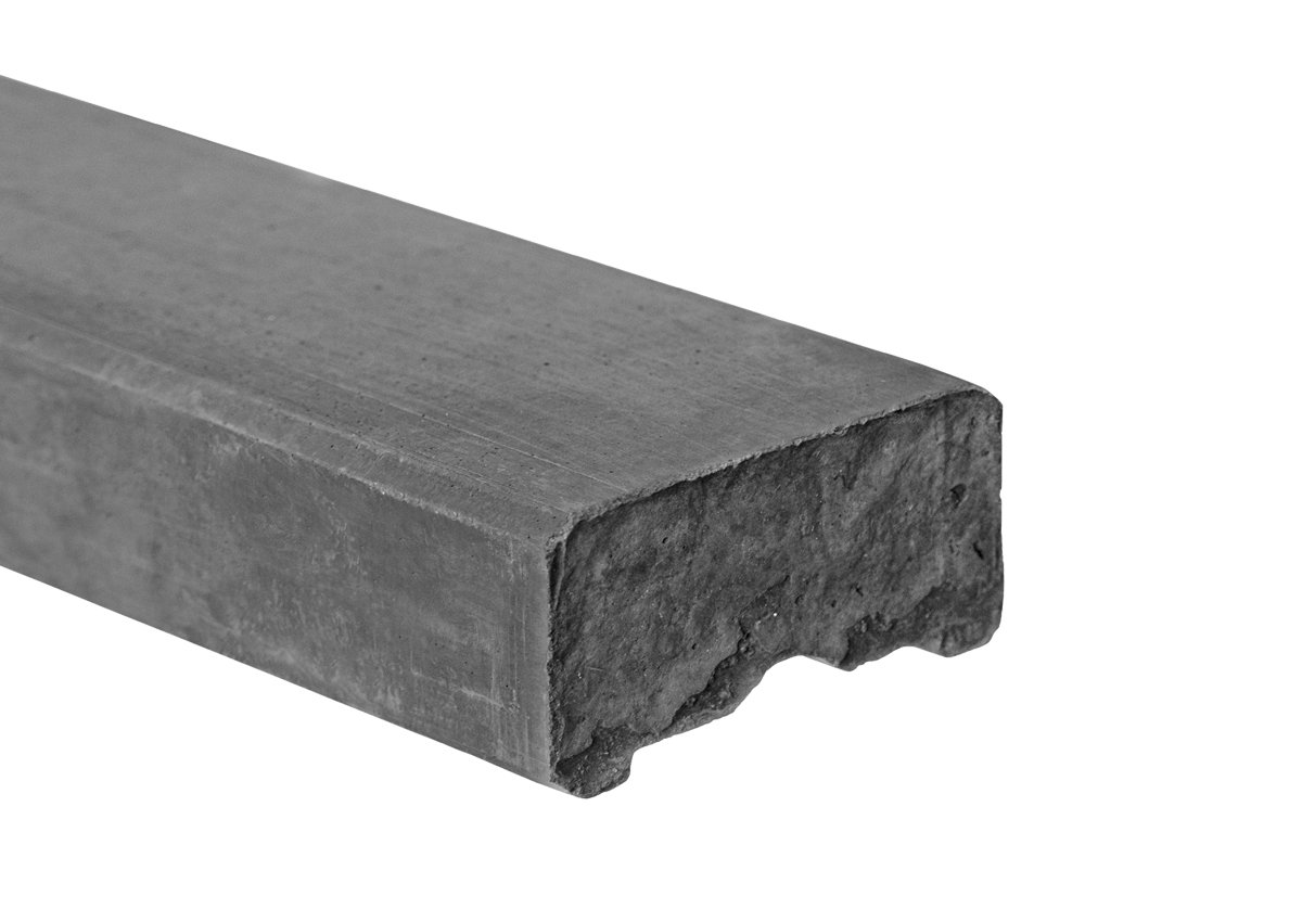 Afdekkap Beton Vlak Antraciet 180 cm