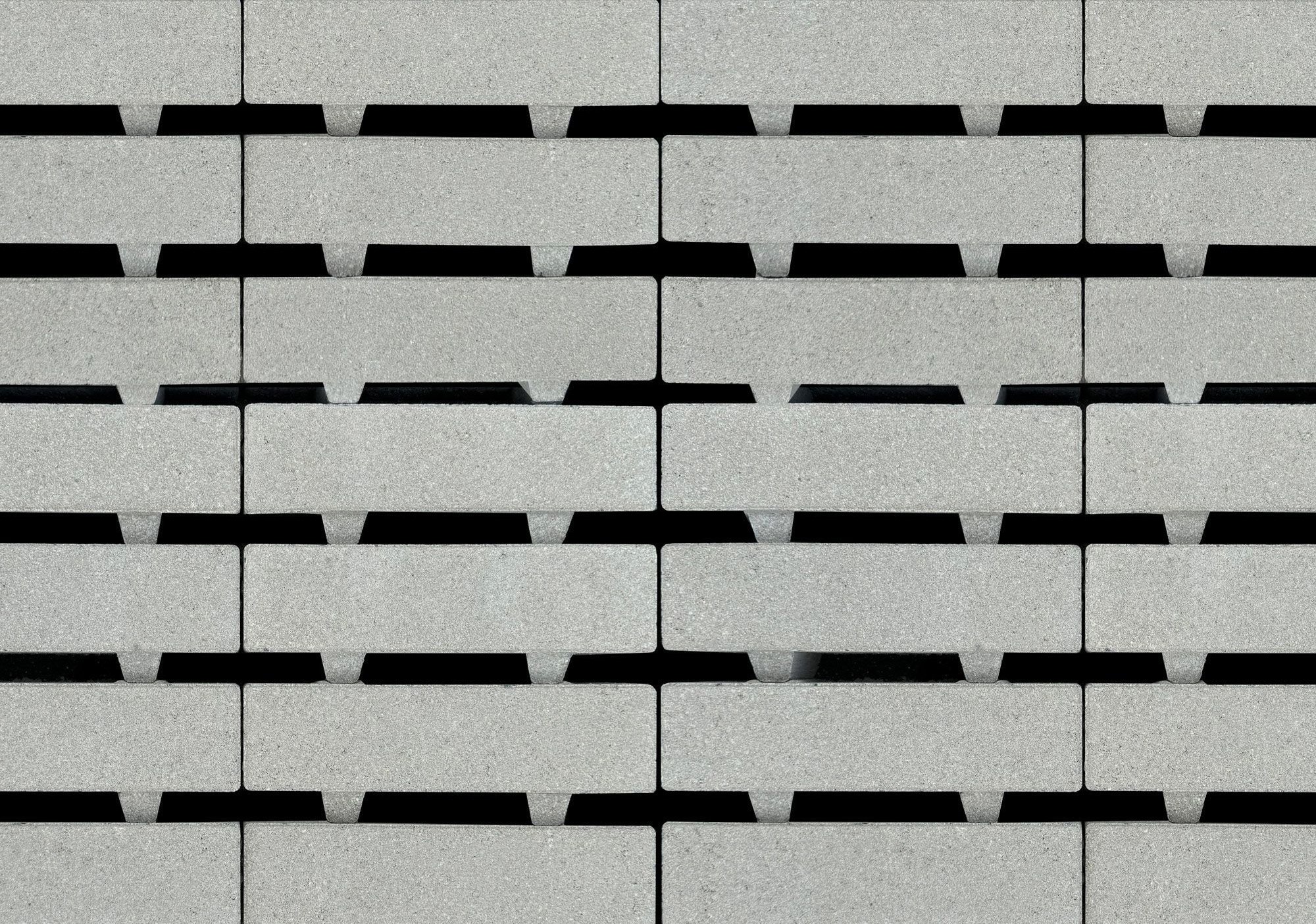 Aqua Bricks Grijs 10x30x8cm 22% Open – Waterdoorlatend